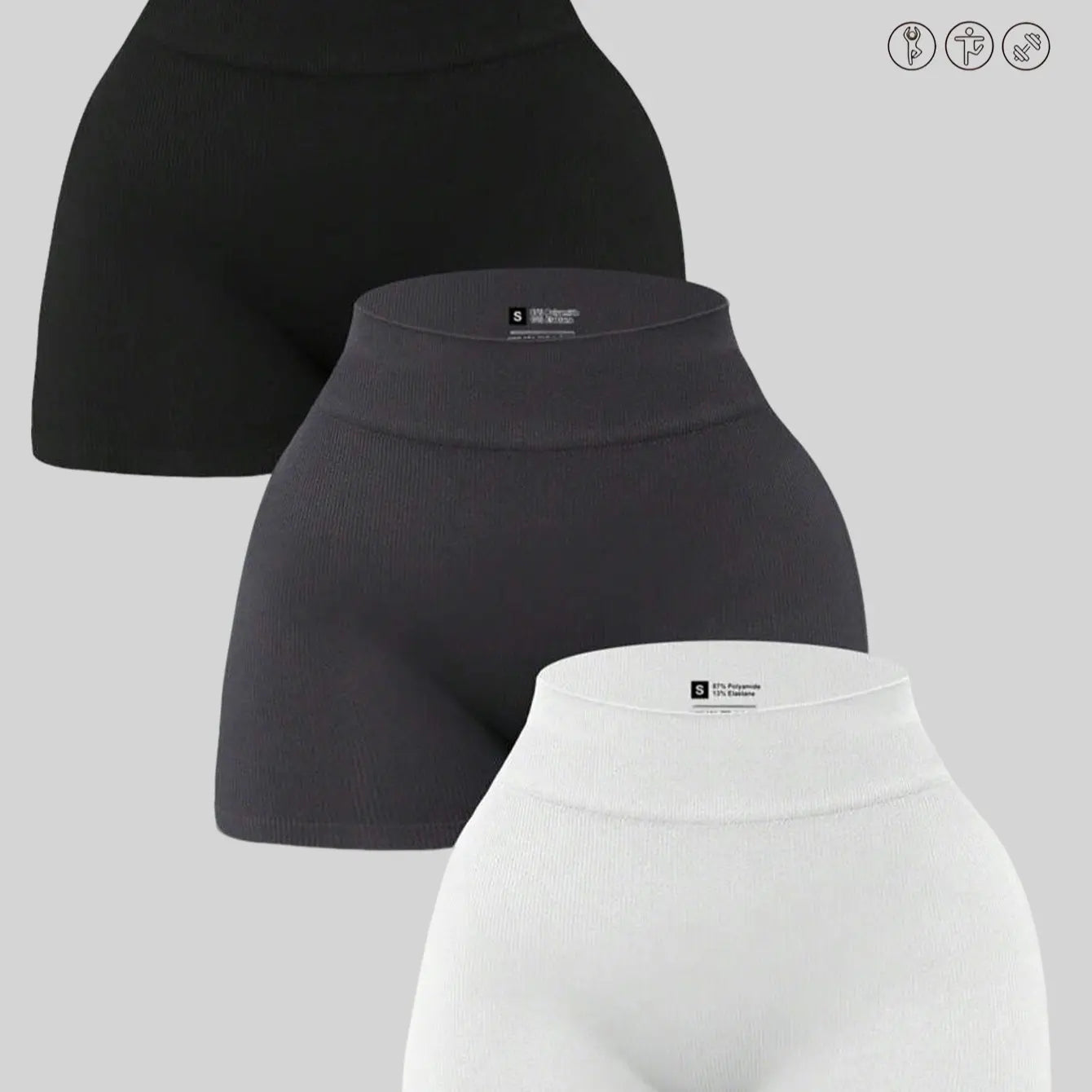 YMZFIT Women's Breathable Stretch Yoga Shorts - Perfect Activewear for Yoga, Running, and Everyday Comfort