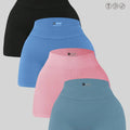 YMZFIT Women's Breathable Stretch Yoga Shorts - Perfect Activewear for Yoga, Running, and Everyday Comfort