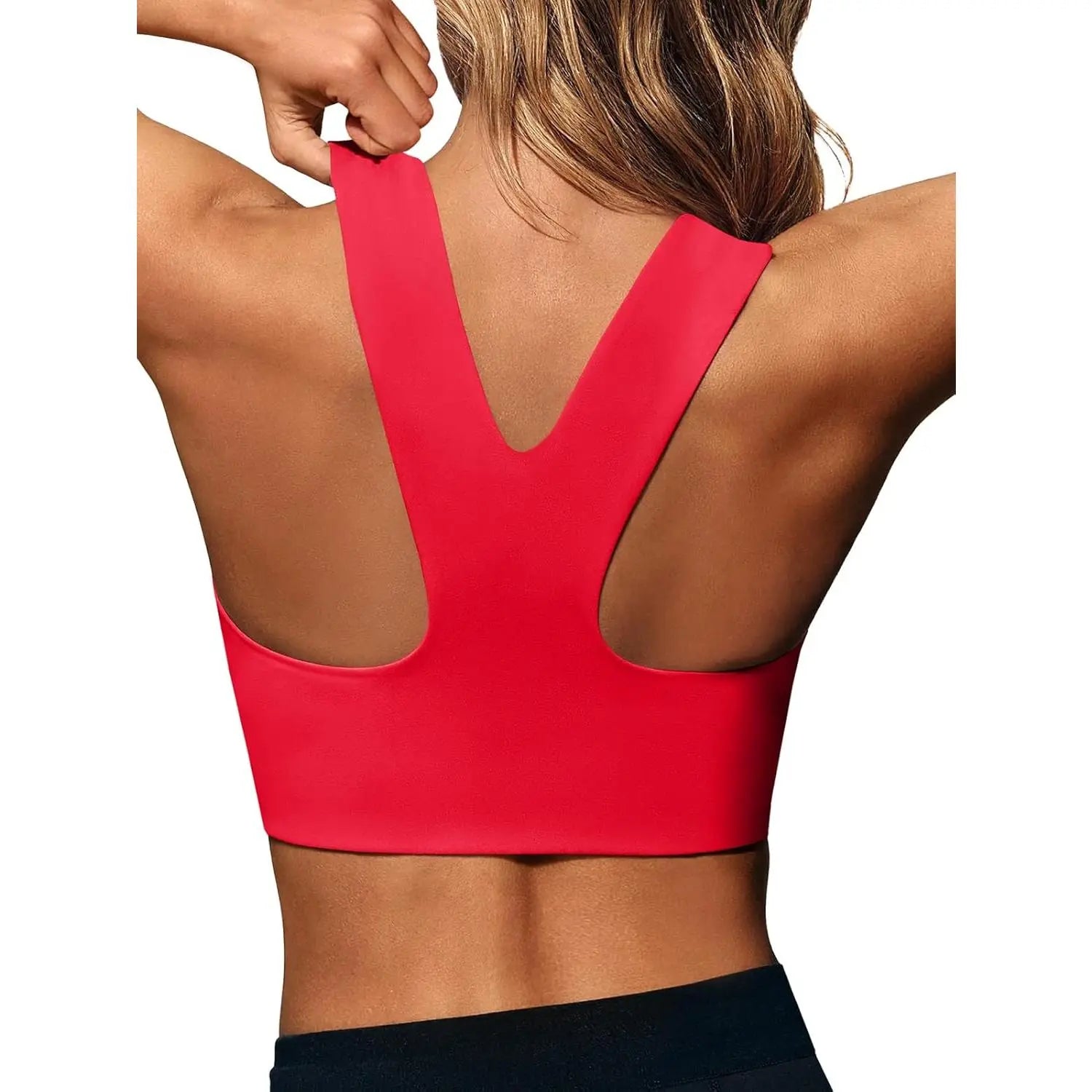 Buttery Soft Square Neck Padded Seamless Longline Sports Bra - Ultimate Support for Yoga & Running