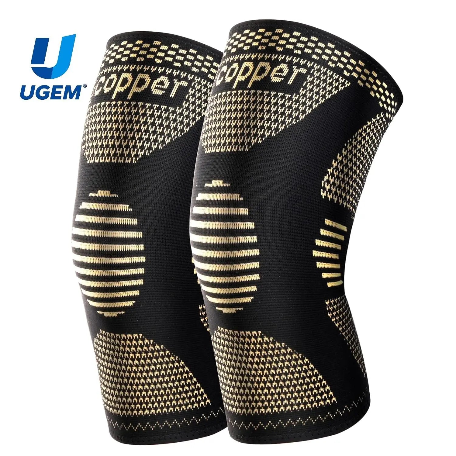Ultimate Professional Hinged Knee Brace - Dual Stabilizers & Gel Pad for ACL, MCL, Meniscus Tear & Arthritis Relief - Adjustable Compression Wrap for Fast Recovery (1 Pair)